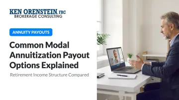 Common Modal Annuitization Payout Options Explained