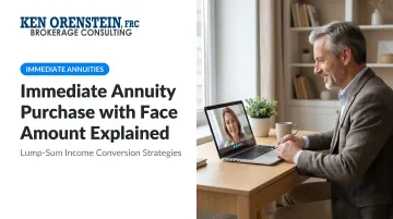 Immediate Annuity Purchase with Face Amount Explained
