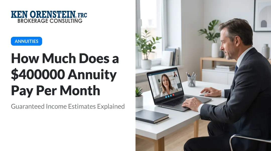 How Much Does a $400000 Annuity Pay Per Month