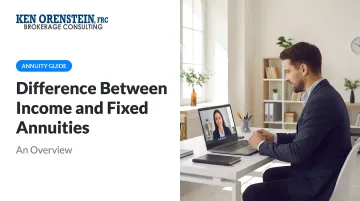 Difference Between Income and Fixed Annuities: An Overview