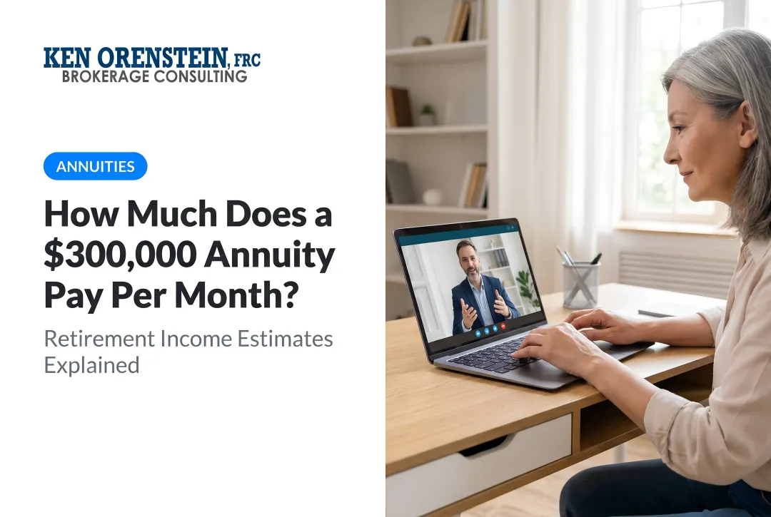 How Much Does a $300,000 Annuity Pay Per Month?