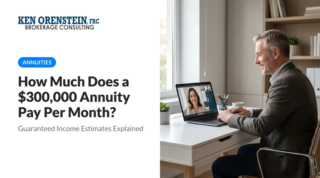 How Much Does a $300,000 Annuity Pay Per Month?