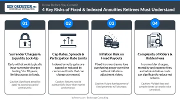 Four key risks of fixed and indexed annuities retirees must understand