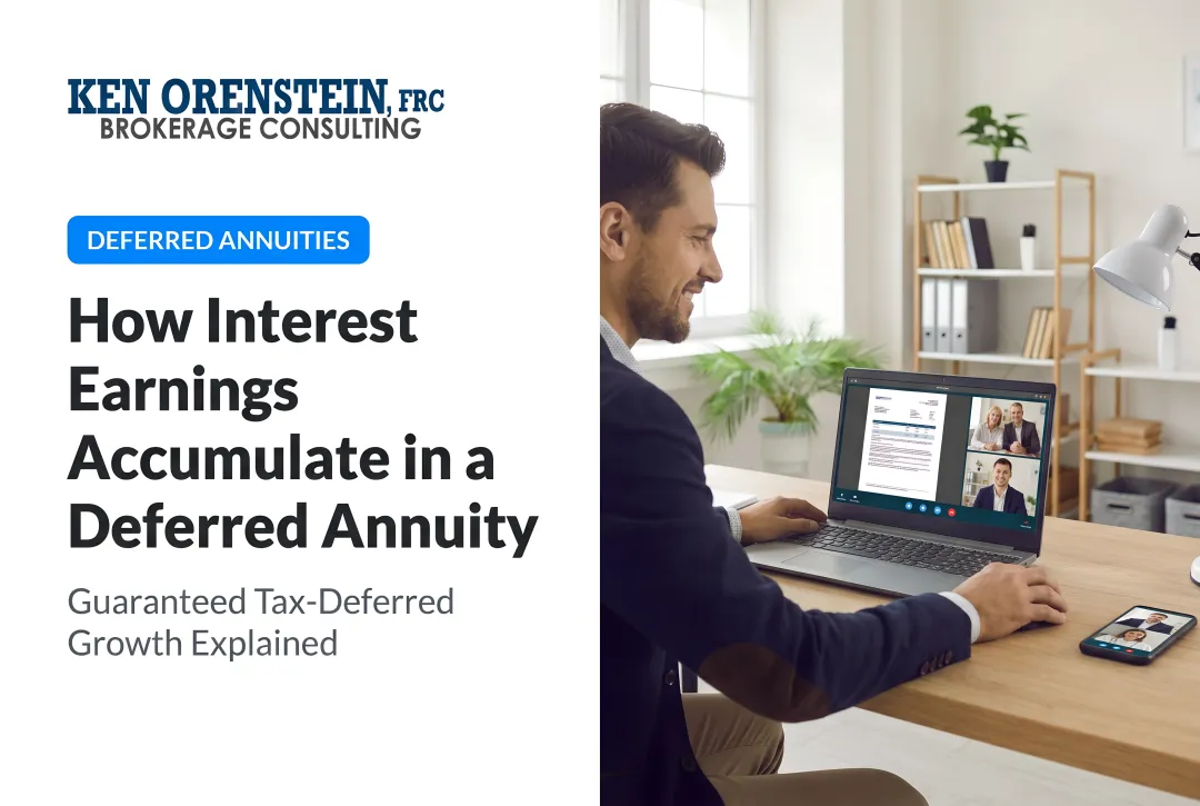 How Interest Earnings Accumulate in a Deferred Annuity