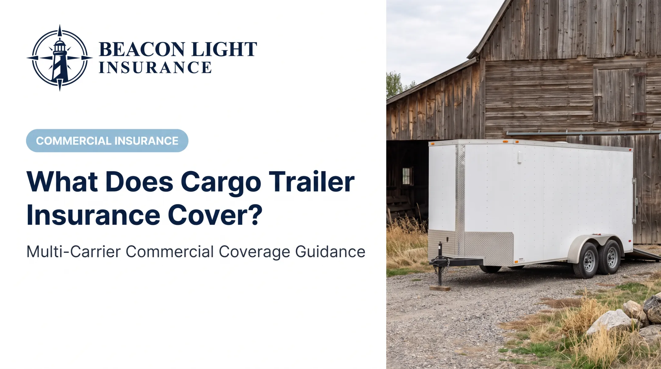 What Does Cargo Trailer Insurance Cover?