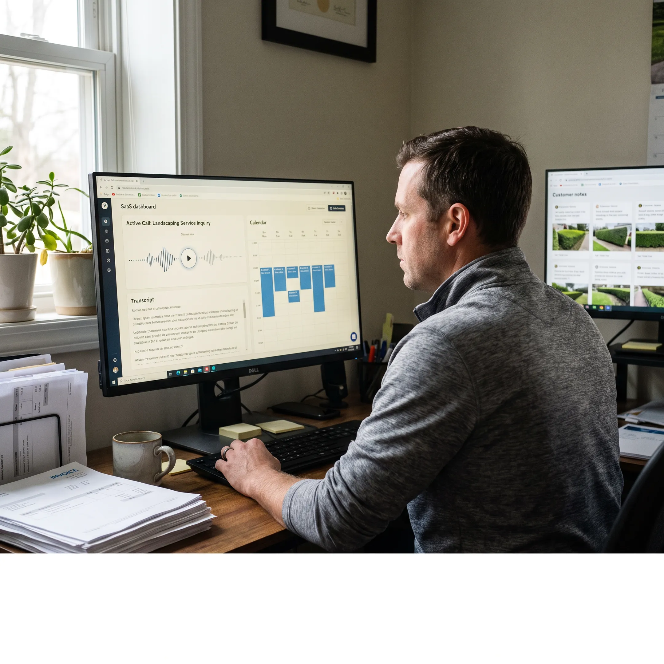 Landscaping Answering Services with Voice AI