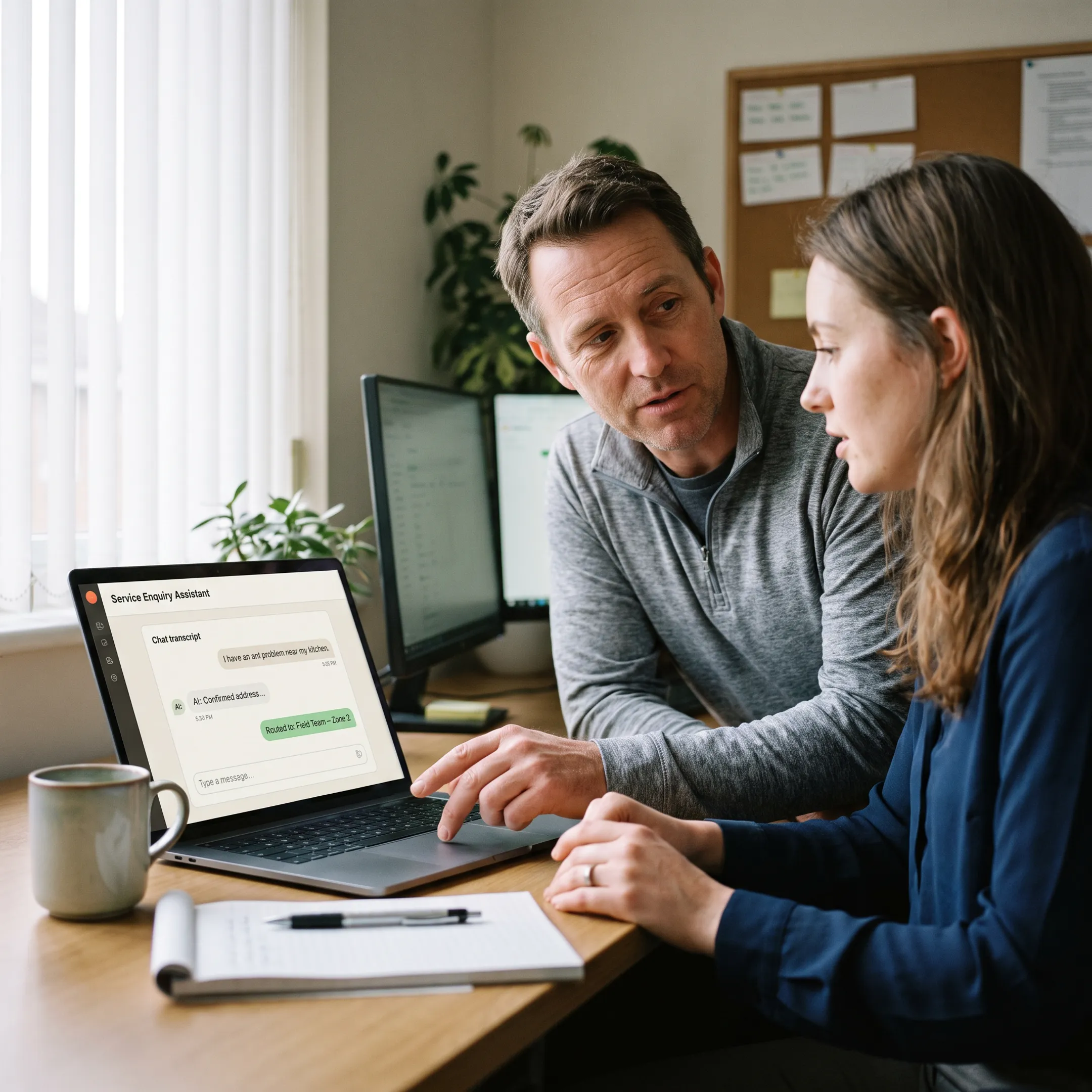 AI Pest Control Answering Service