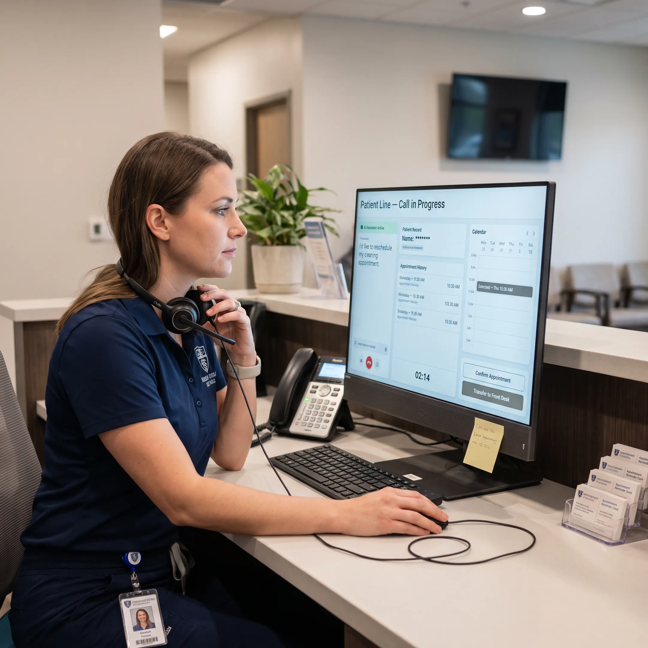 AI Virtual Medical Receptionist for Healthcare