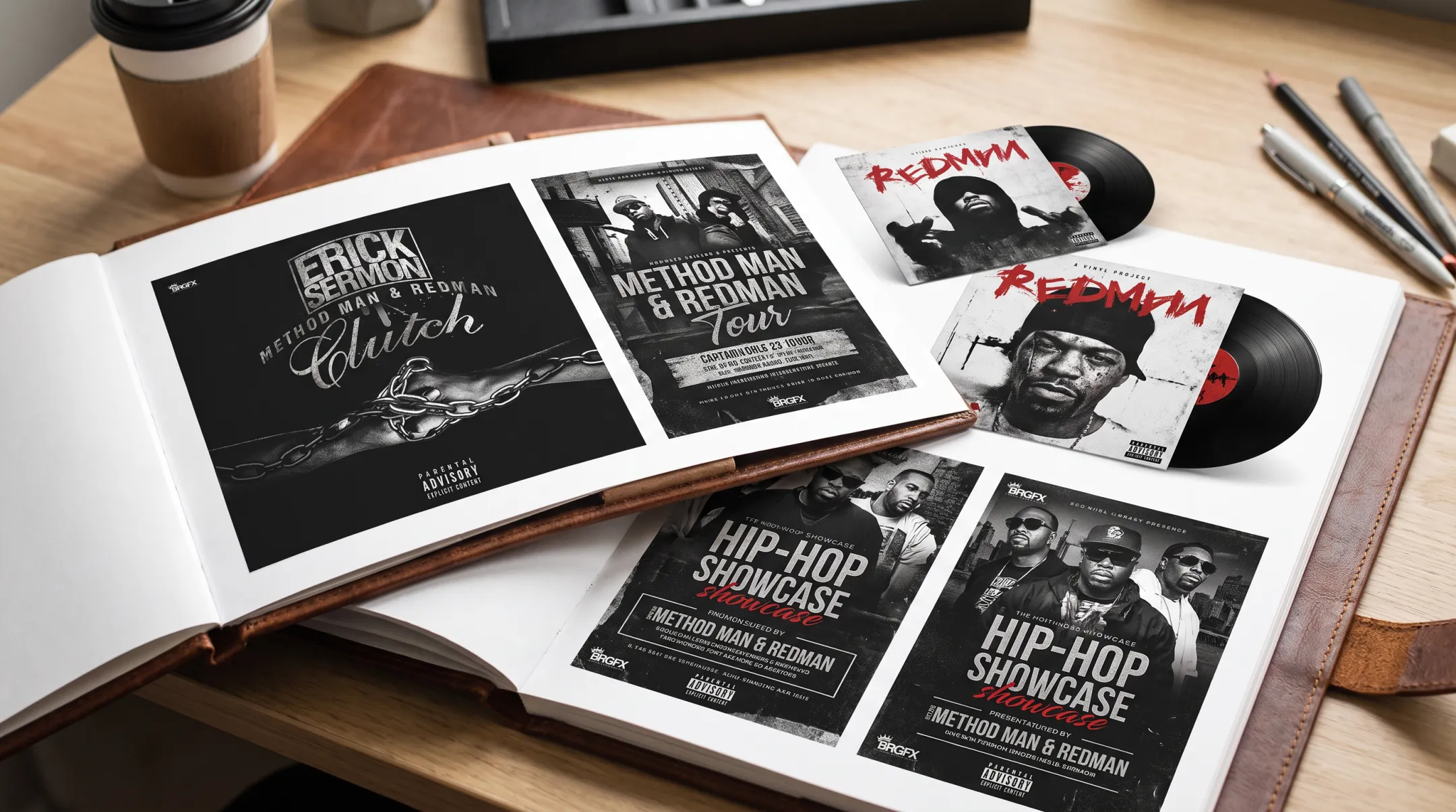 Best of the Block album cover and promotional design portfolio