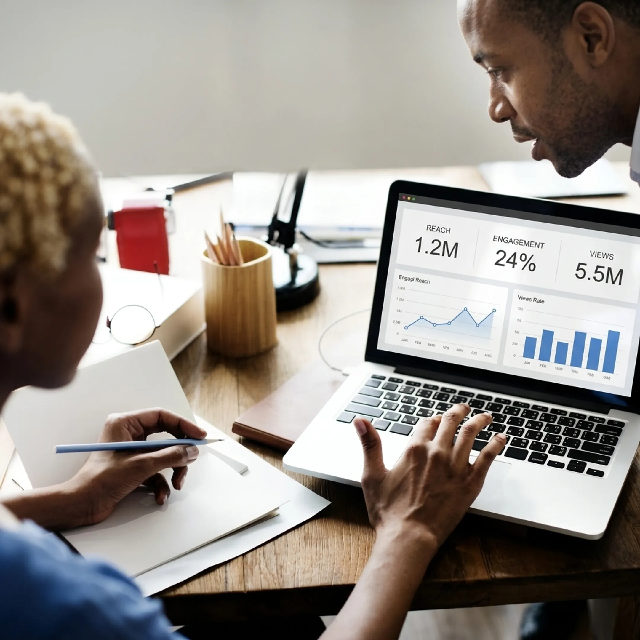 Strategic marketing presentation displaying entertainment campaign growth
