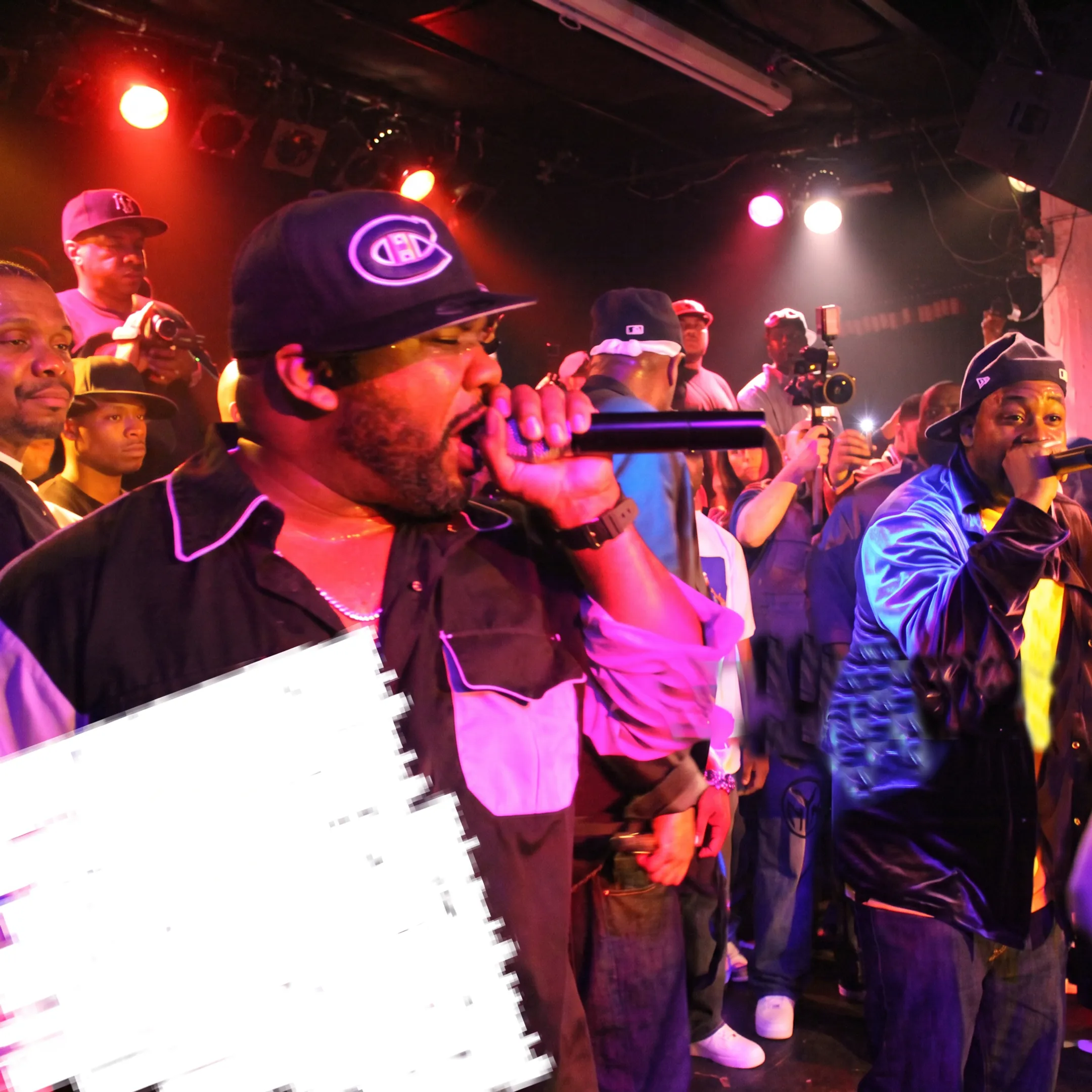 Live concert performance on stage in Los Angeles