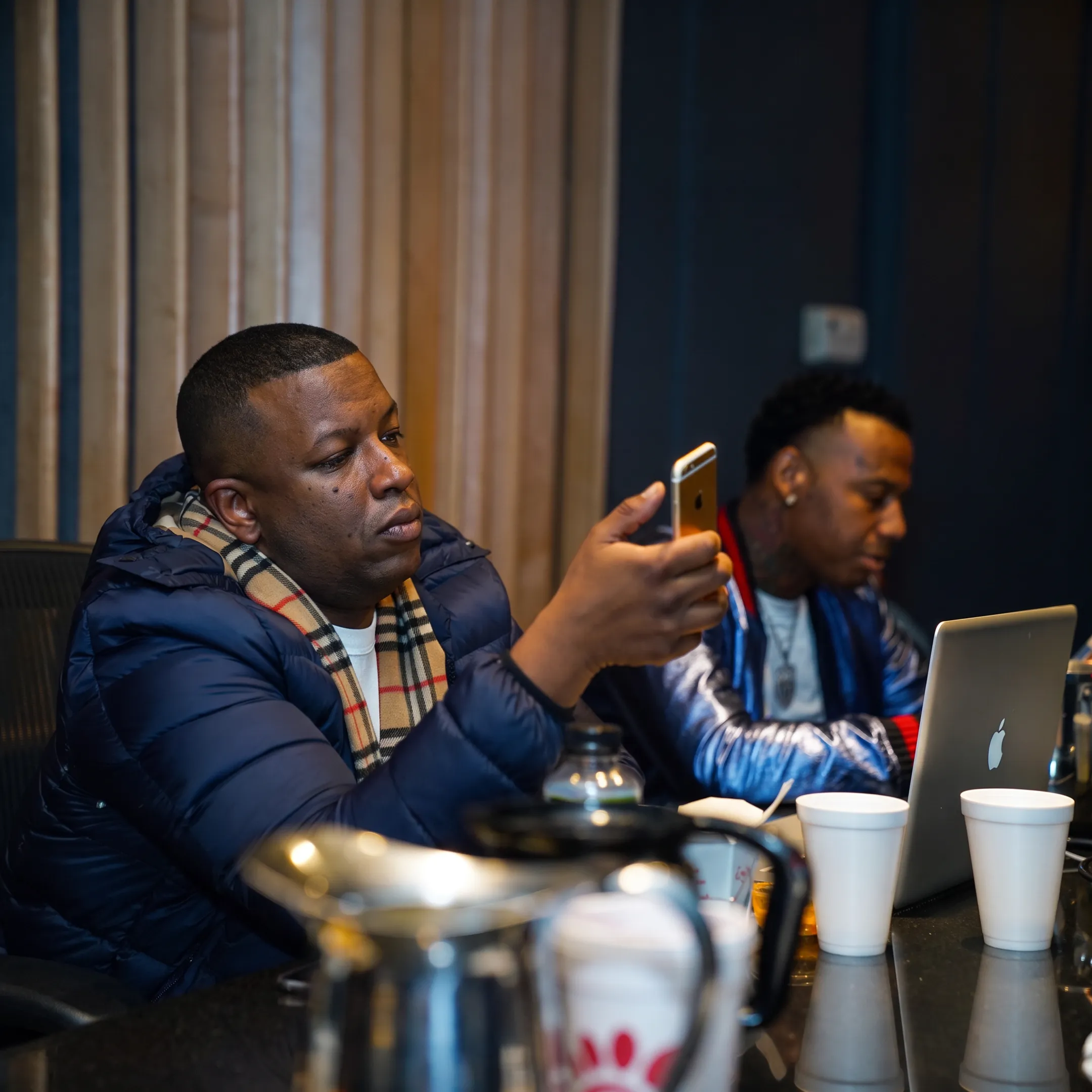 Entertainment professionals planning an artist booking and live event
