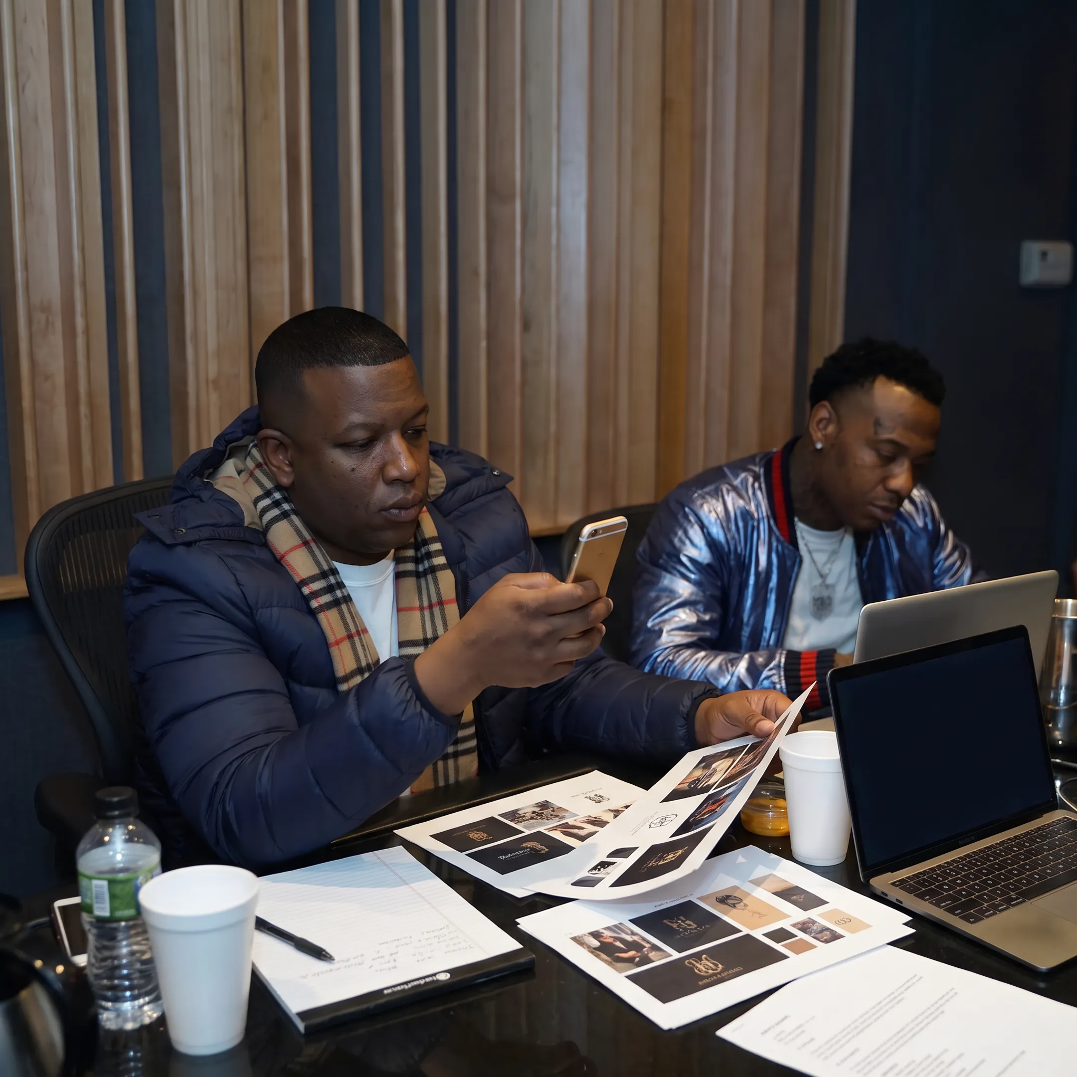 Artist and music strategist planning a promotional campaign