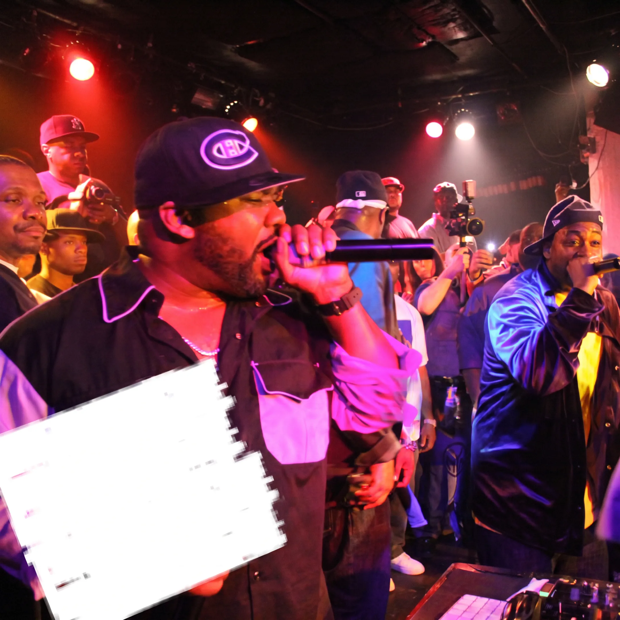 Artist performing at a professionally coordinated live event
