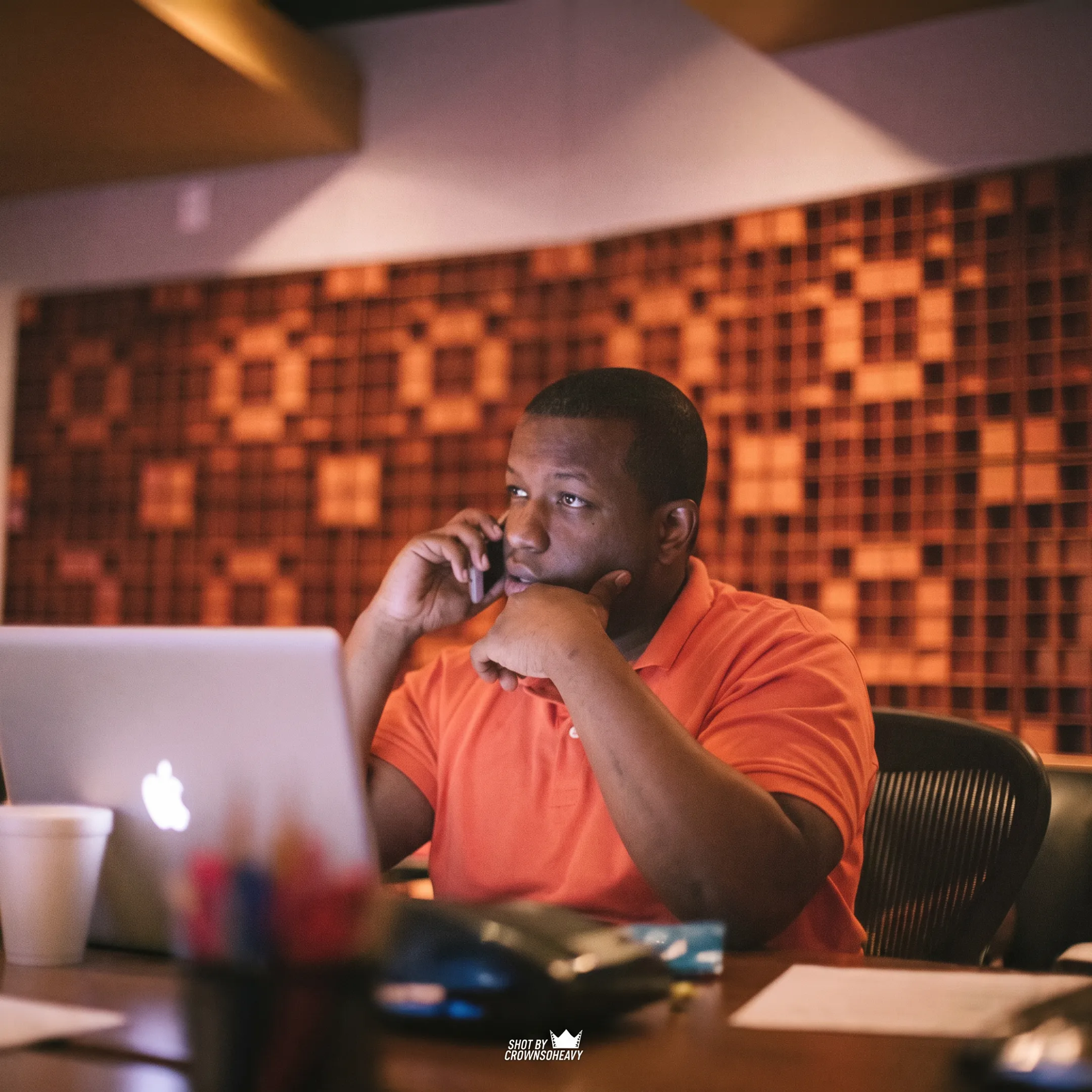 Entertainment consultant discussing an artist development plan