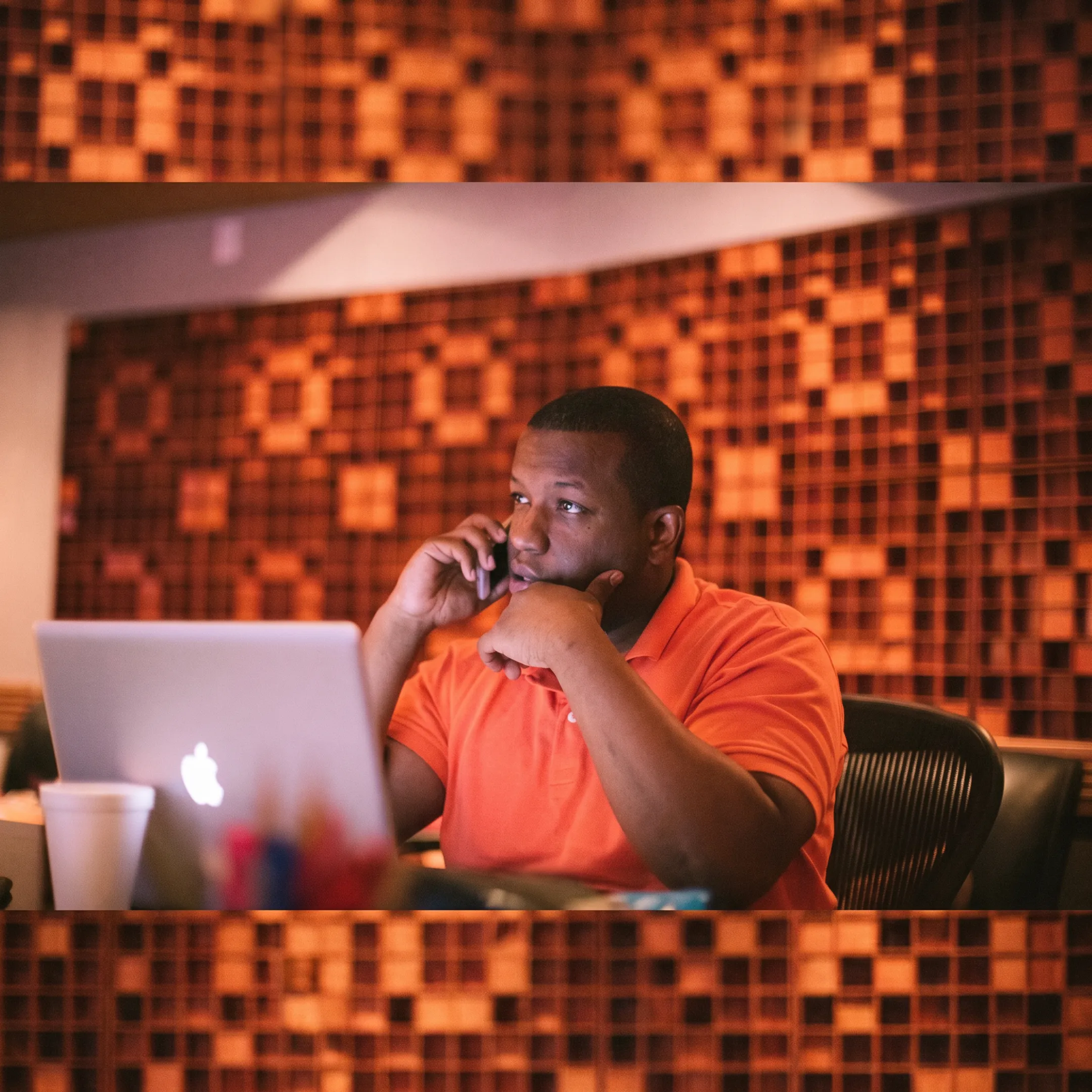 Artist and entertainment consultant reviewing a release strategy together