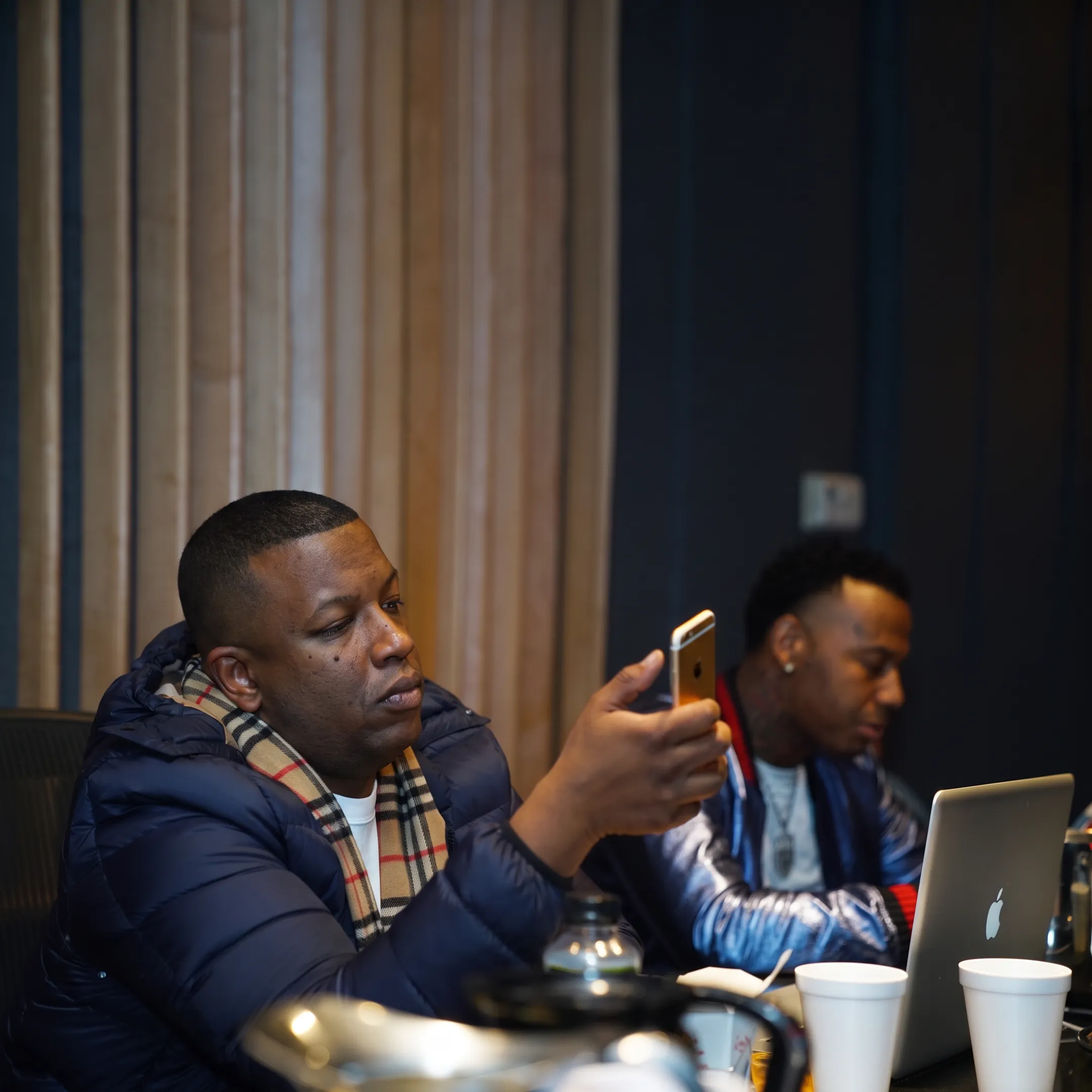 Artist and consultant planning a coordinated album release campaign