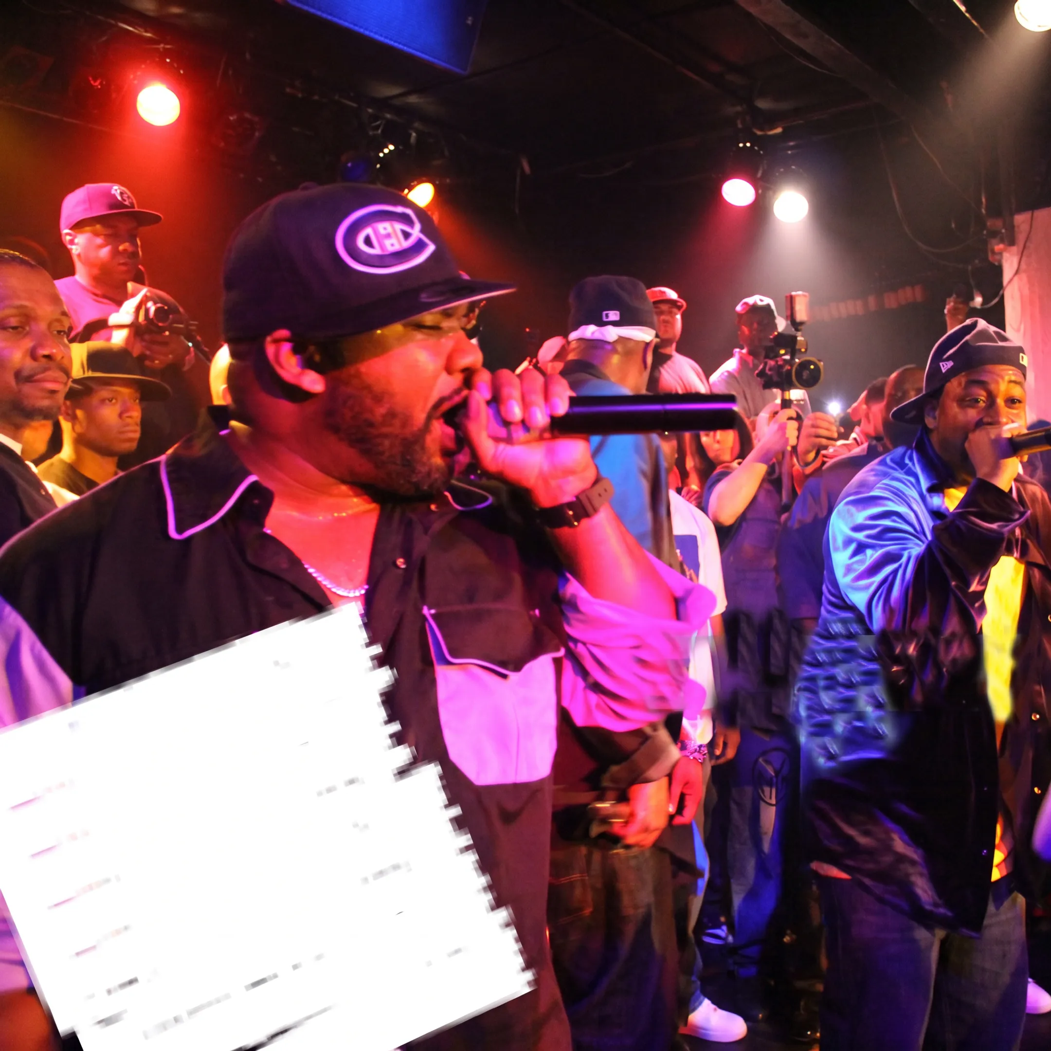 Independent artist performing onstage at a professionally produced concert