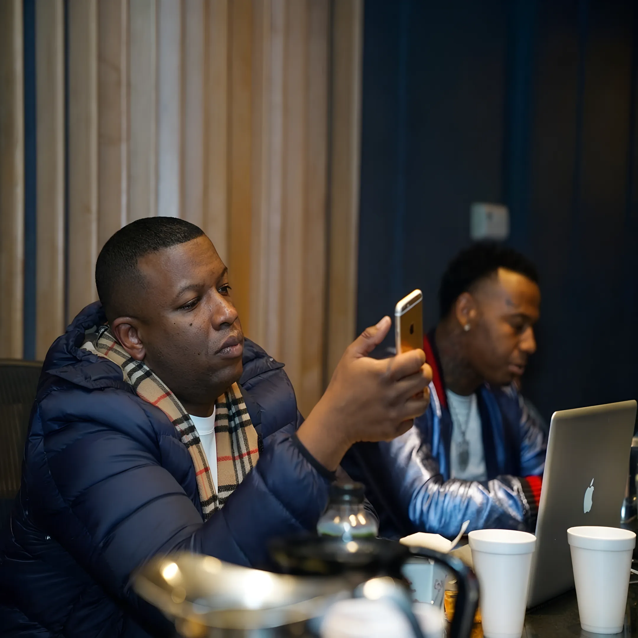 Booking professional reviewing concert plans with an independent artist