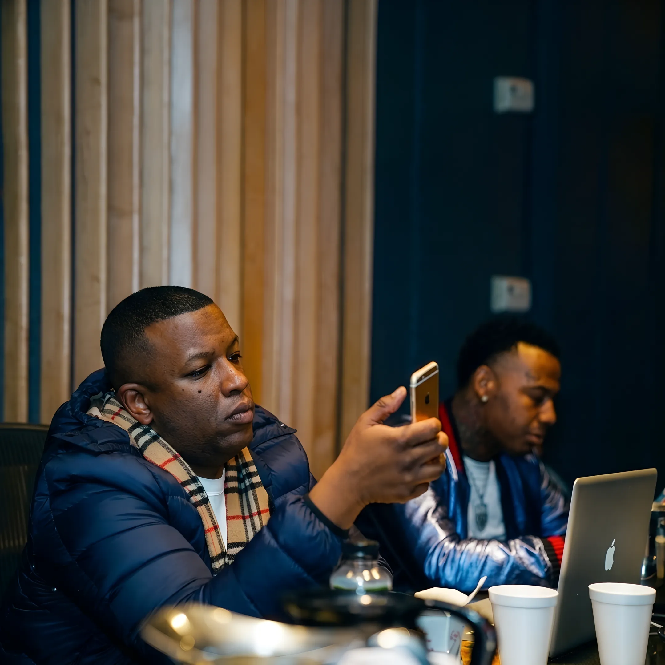 Artist and entertainment consultant reviewing booking and touring strategy