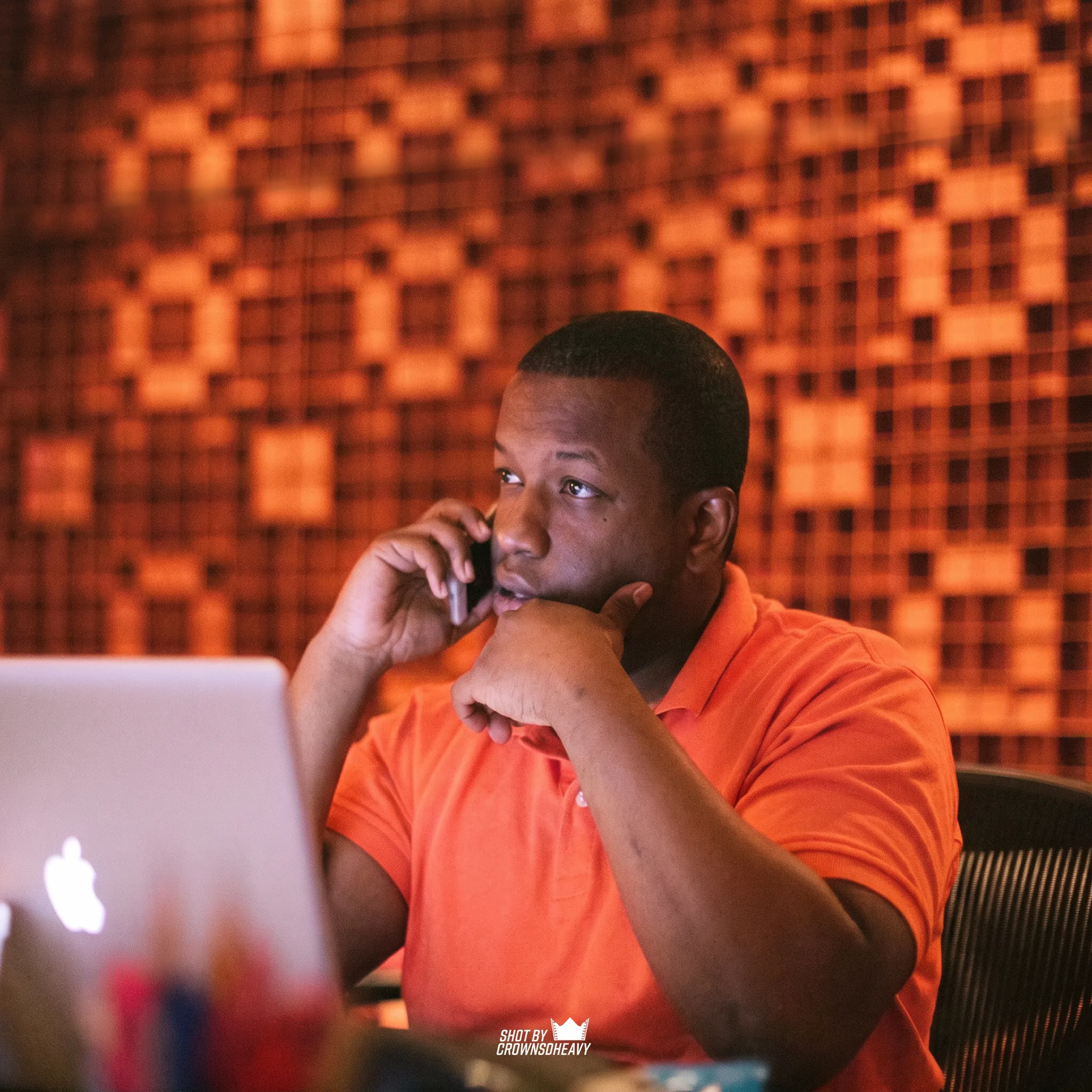 Consultant planning an independent artist release campaign on a laptop
