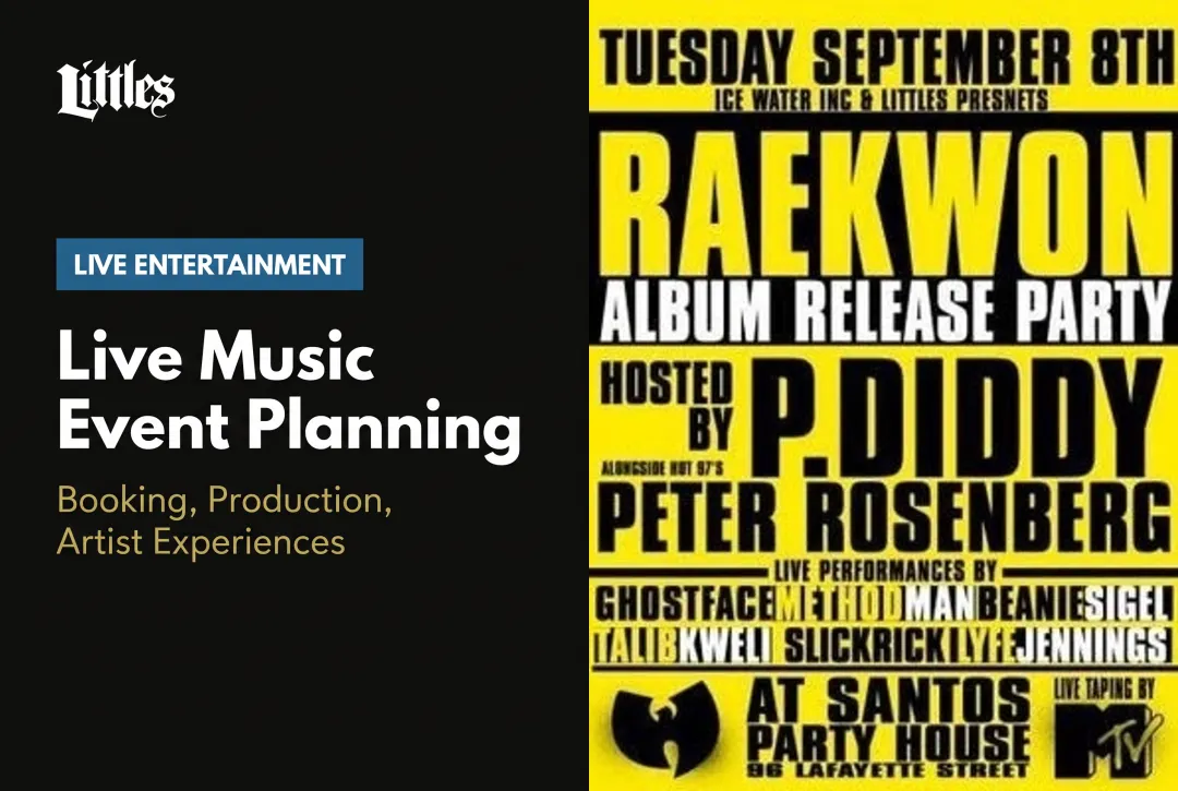 Live Music Event Planning
