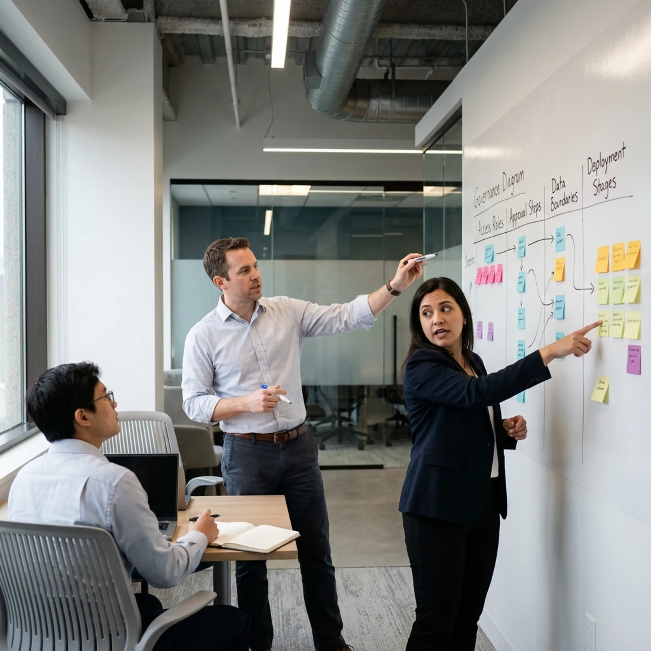 Consultants planning a secure AI deployment
