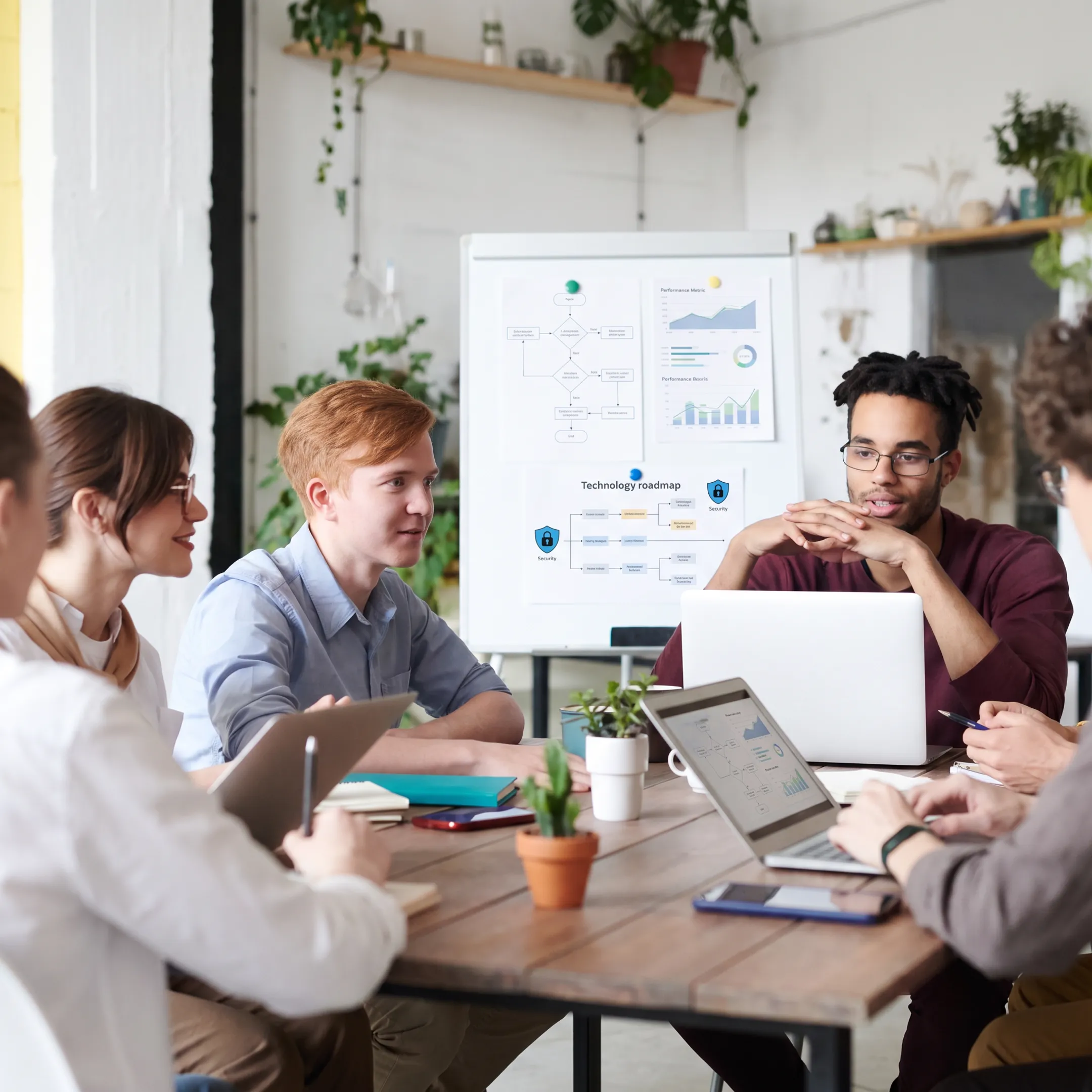 Consultants planning an applied AI strategy