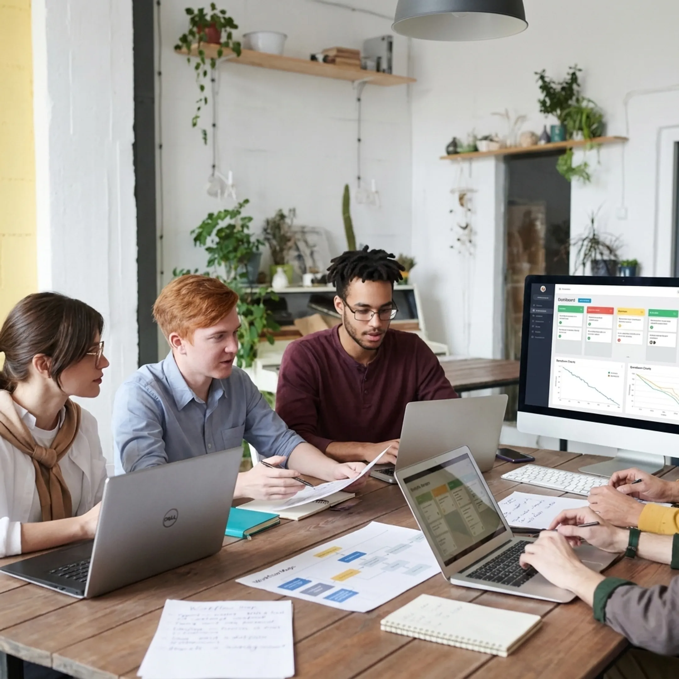 Team planning an AI automation deployment