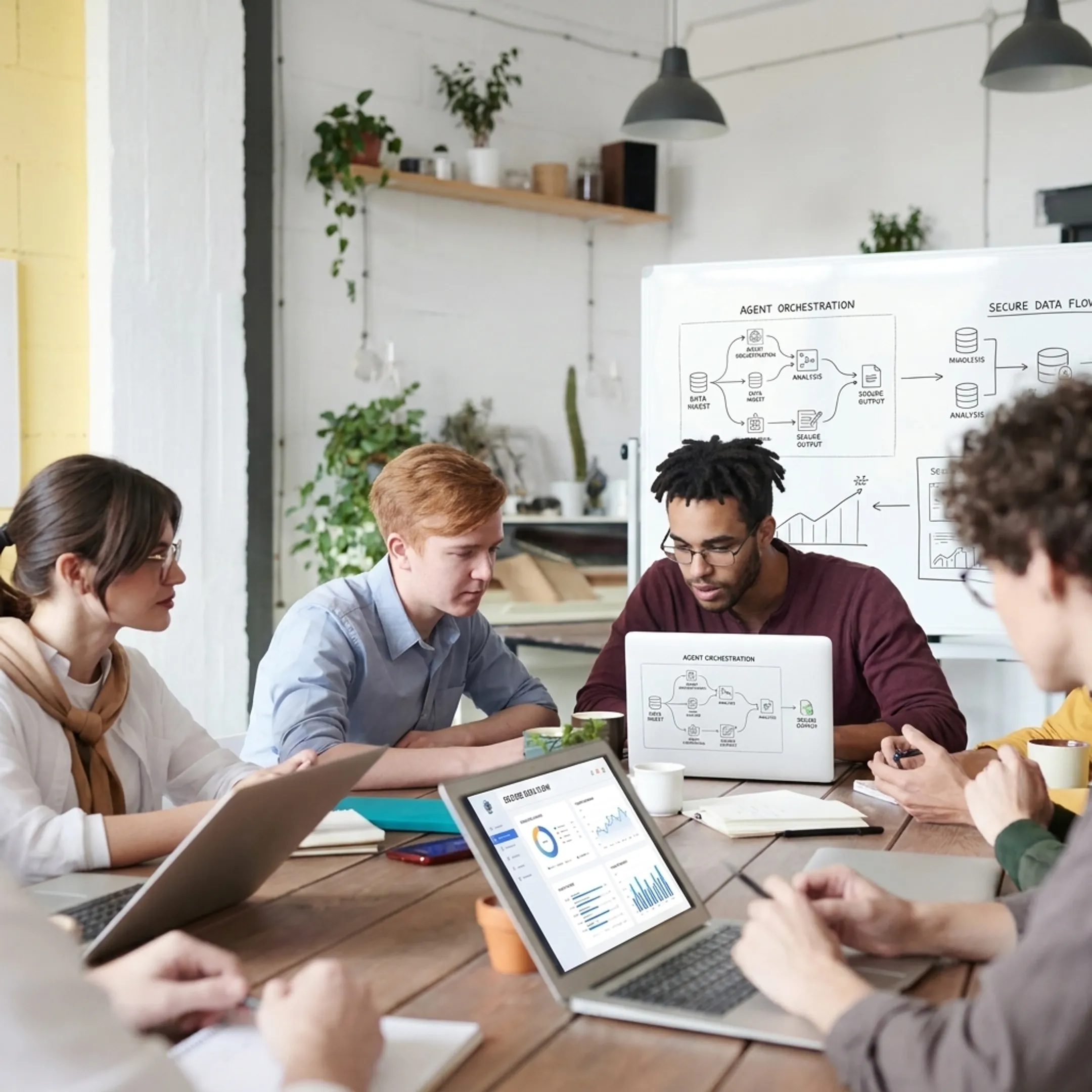 Consultants planning a secure AI agent system