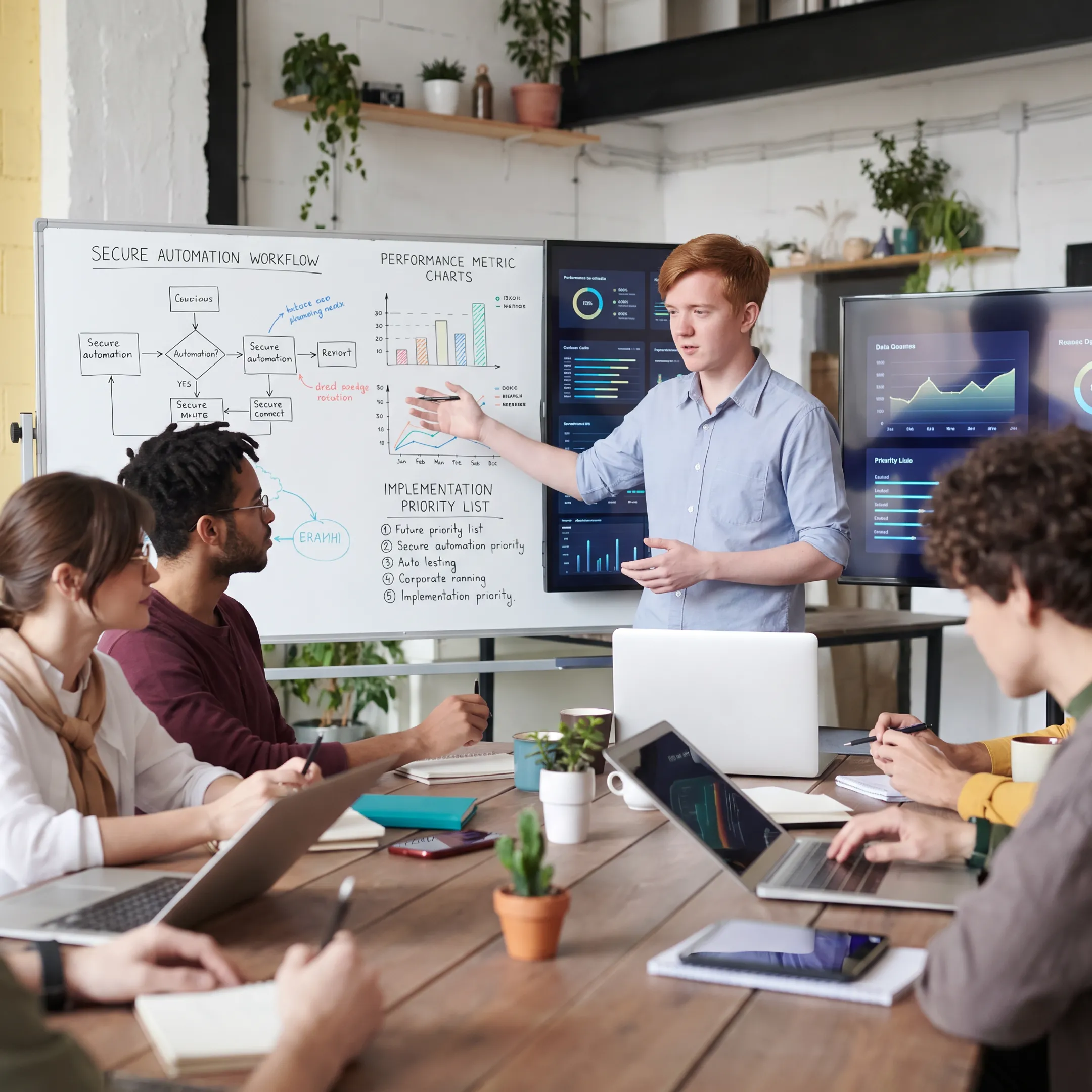Consultant guiding leaders through AI strategy