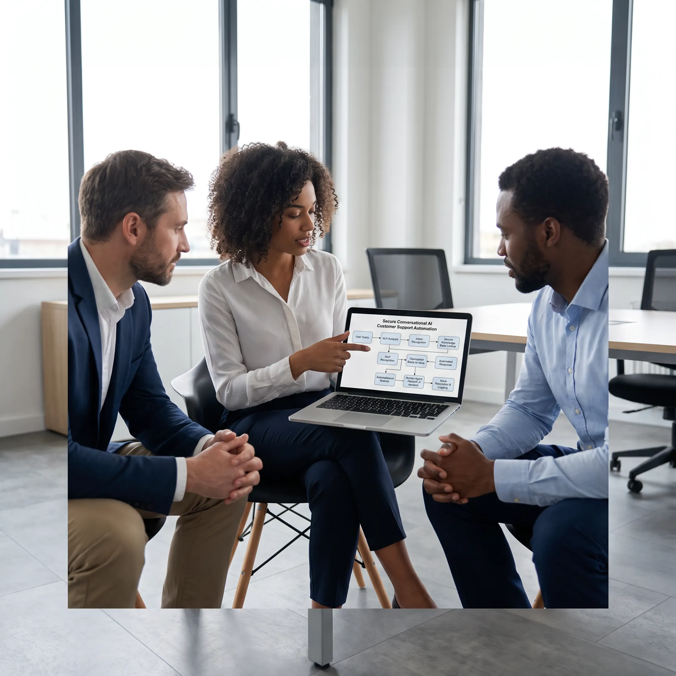 Consultants planning a conversational AI strategy