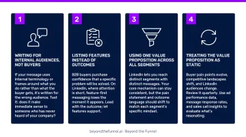 Four common LinkedIn value proposition mistakes B2B brands make and how to avoid them