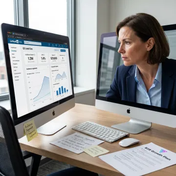 LinkedIn Ads expert reviewing campaign strategy