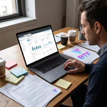 Marketer planning a full-funnel LinkedIn campaign