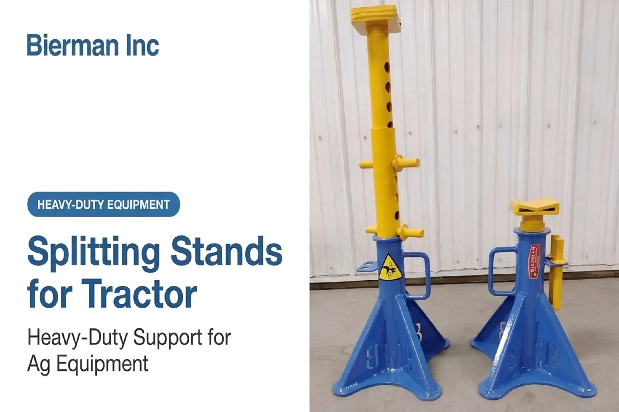 Splitting Stands for Tractor