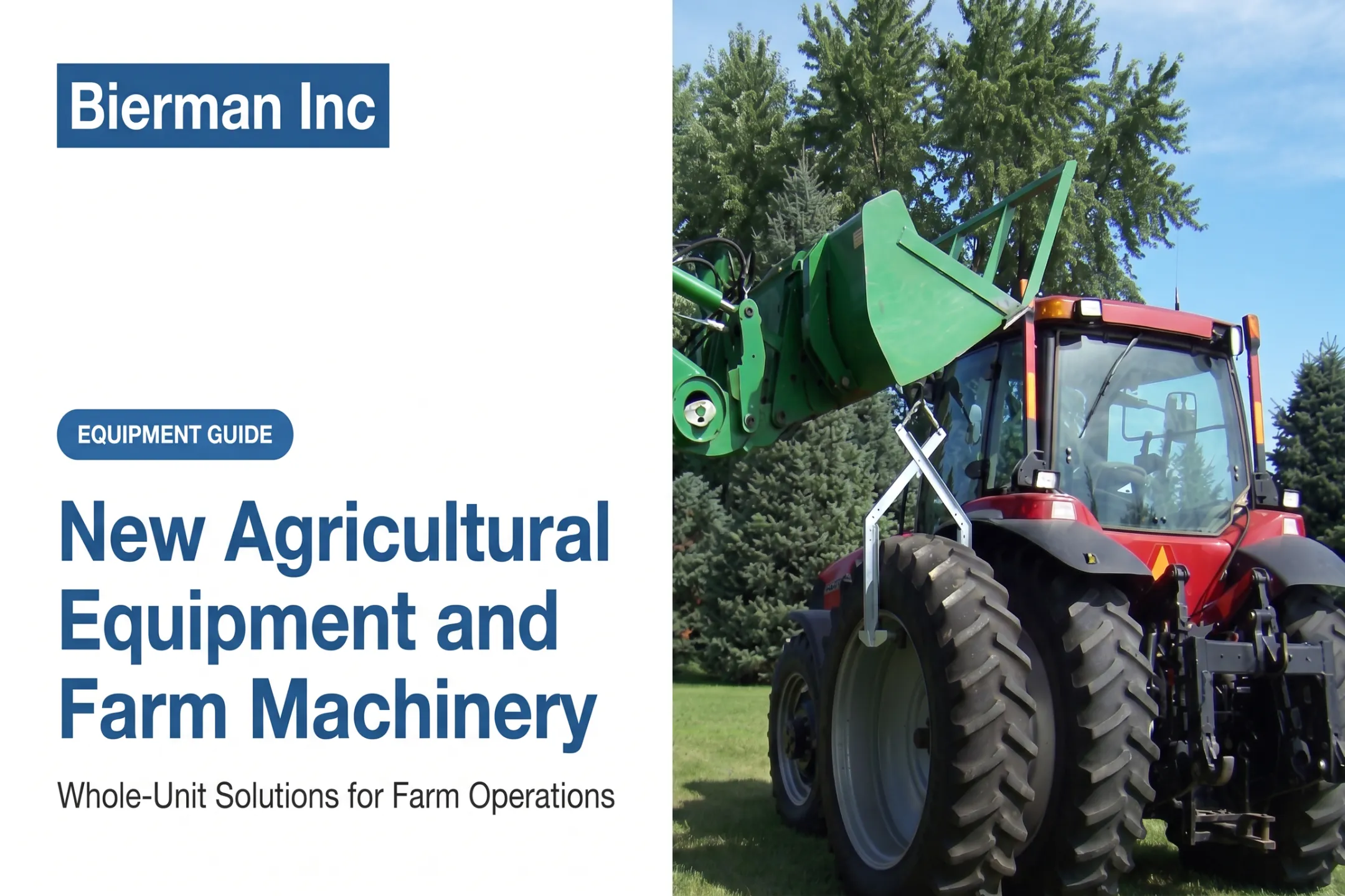 New Agricultural Equipment and Farm Machinery