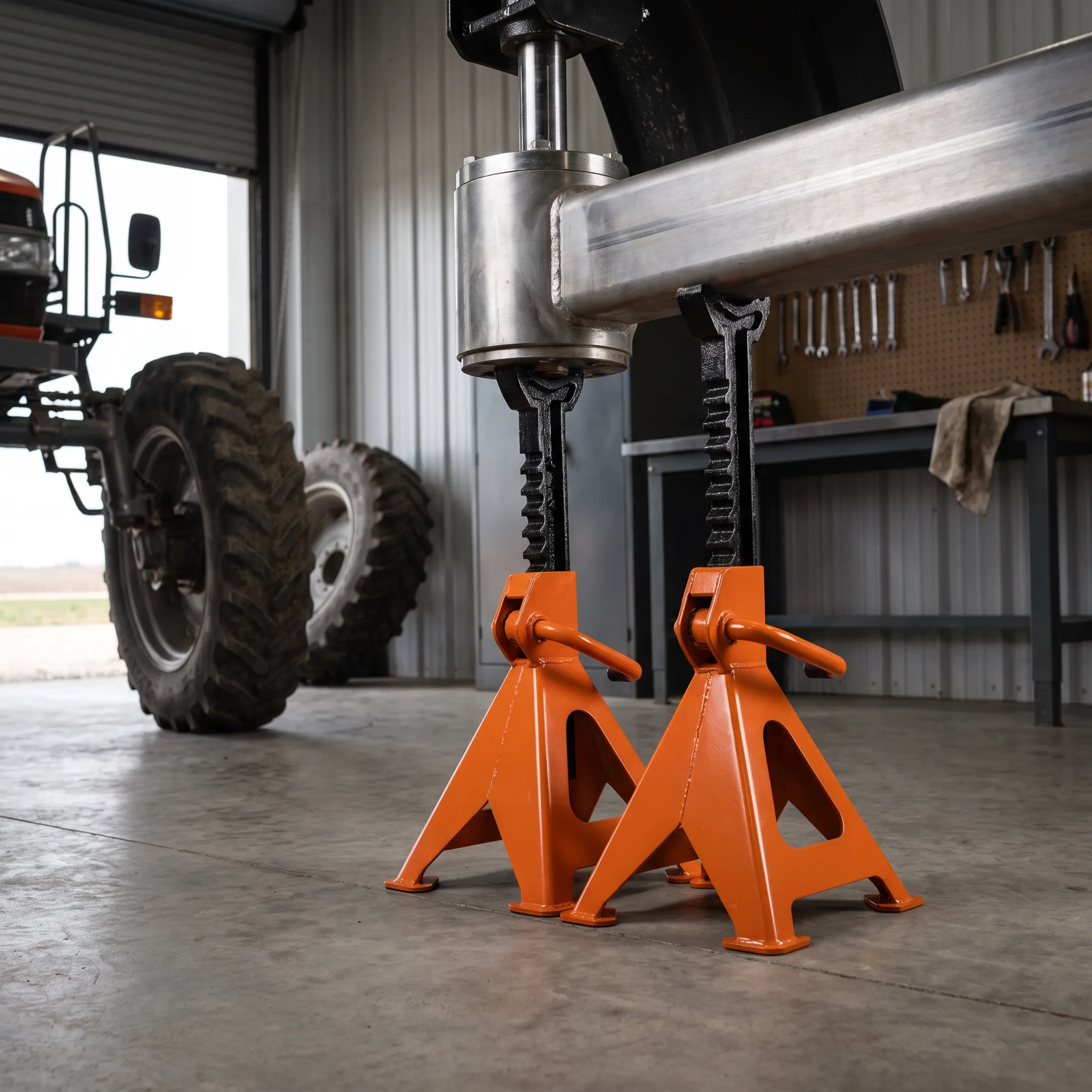 Heavy vehicle and equipment support