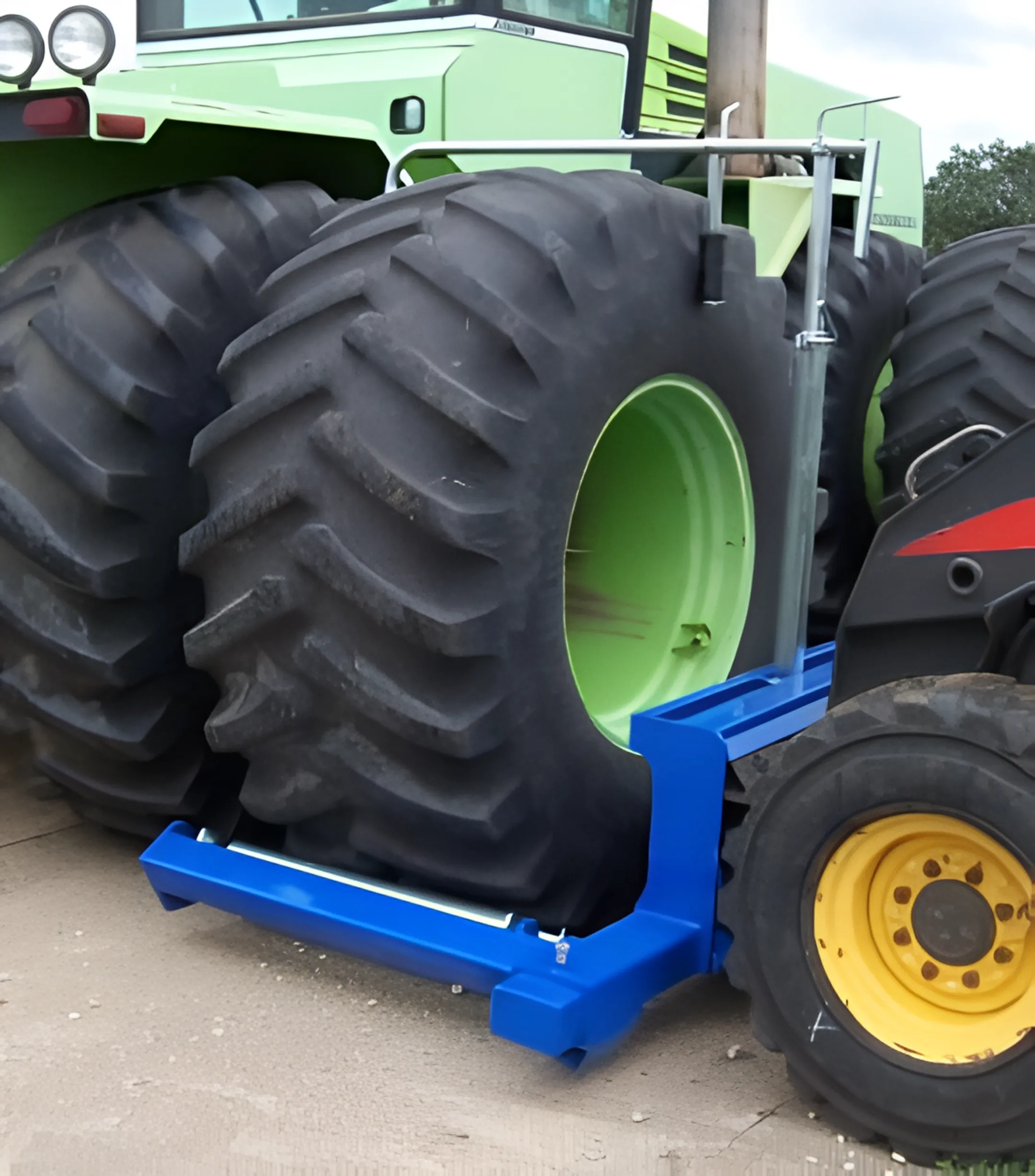 Industrial wheel handling
