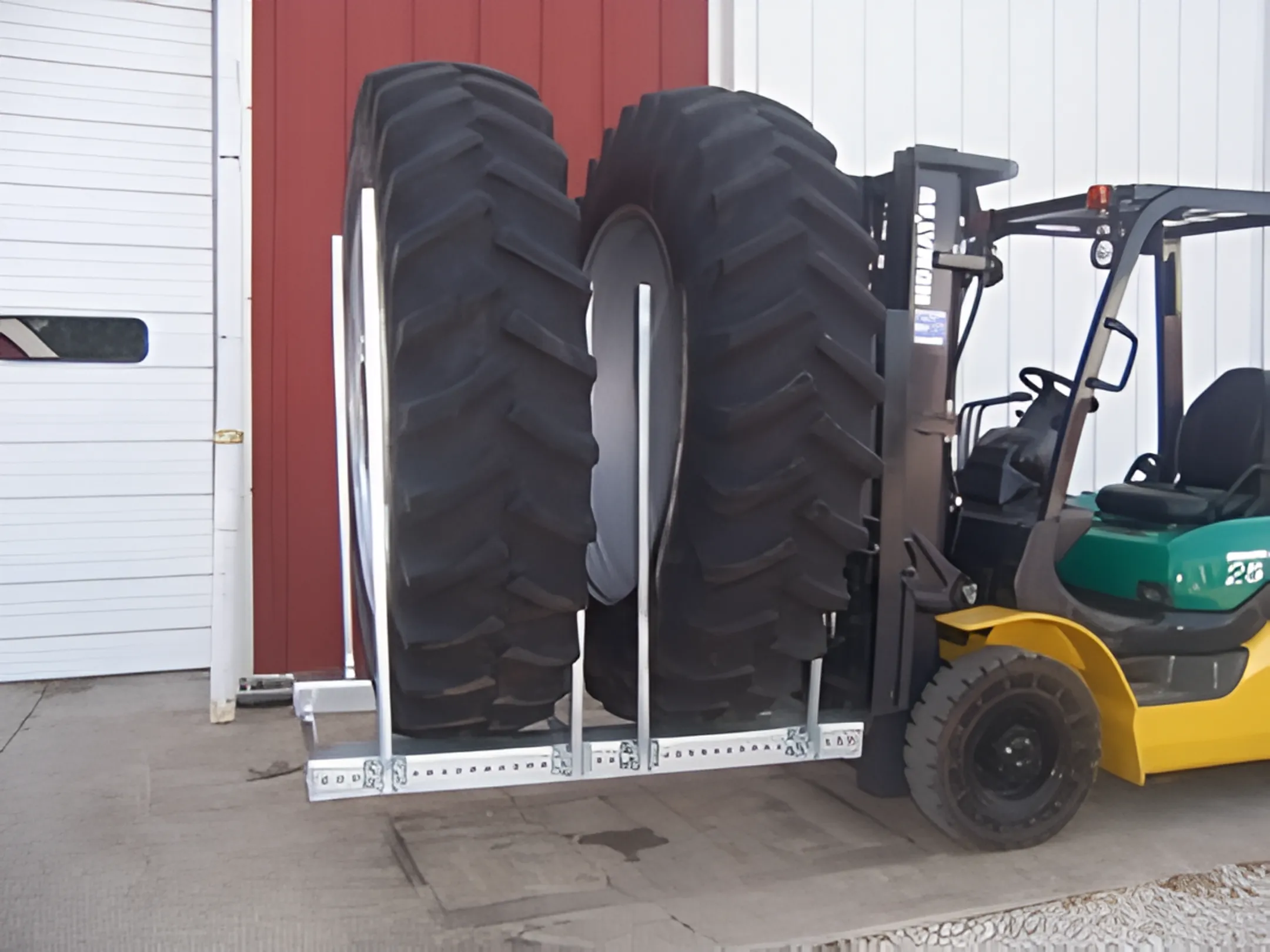 Agricultural equipment tire handling