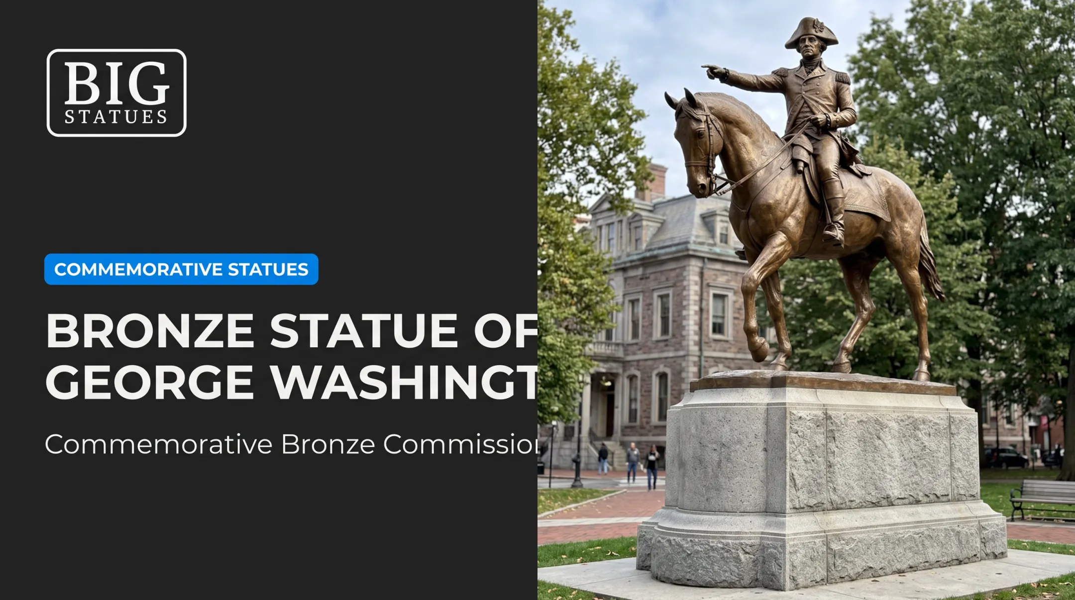 Bronze Statue of George Washington