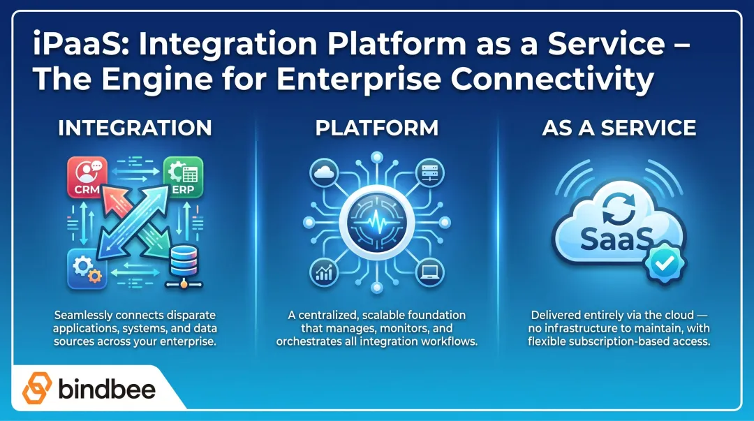 iPaaS three-component definition breakdown Integration Platform as a Service