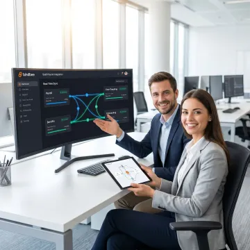Payroll integration dashboard and support team