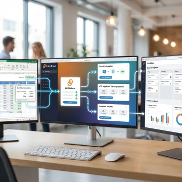 Sesame HR integration dashboard and connected business systems