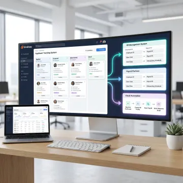 Dashboard showing Recruitee API integration workflow