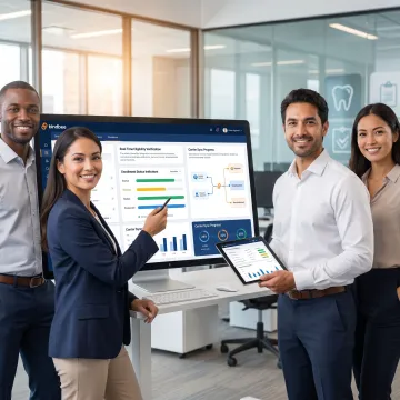 Benefits integration workflow for dental platform