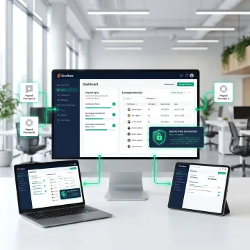 Retirement platform connected to payroll systems