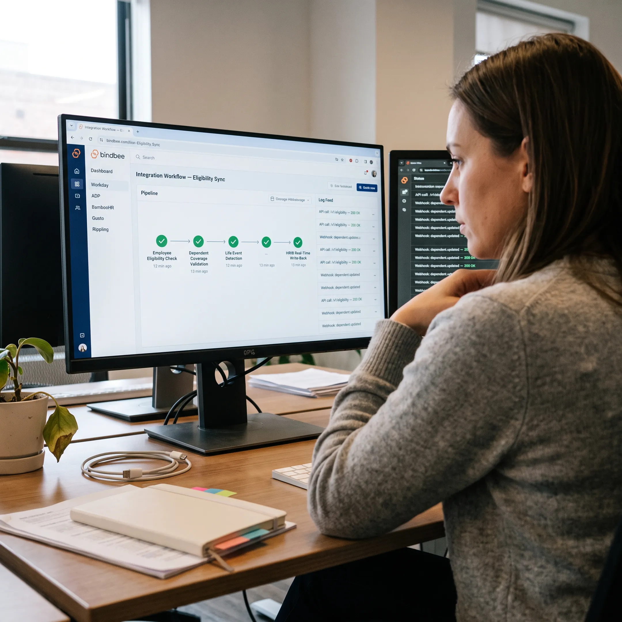 Benefits platform eligibility verification workflow