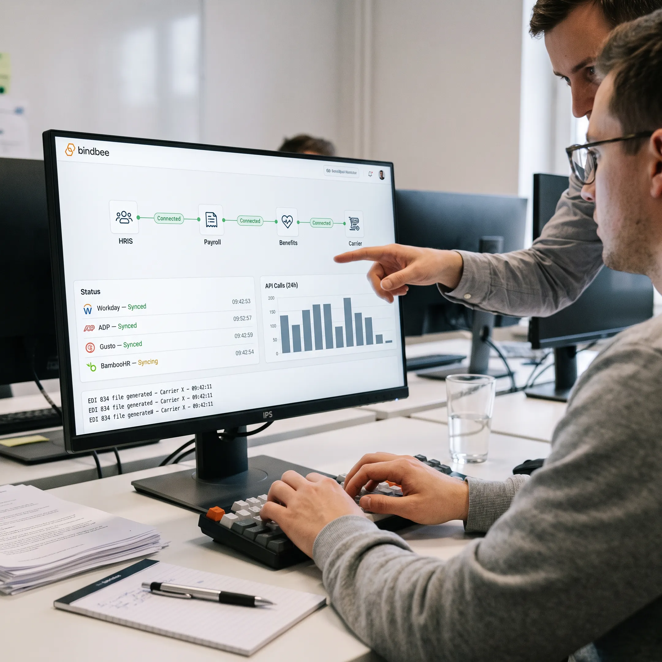 Unified API dashboard for benefits TPA data