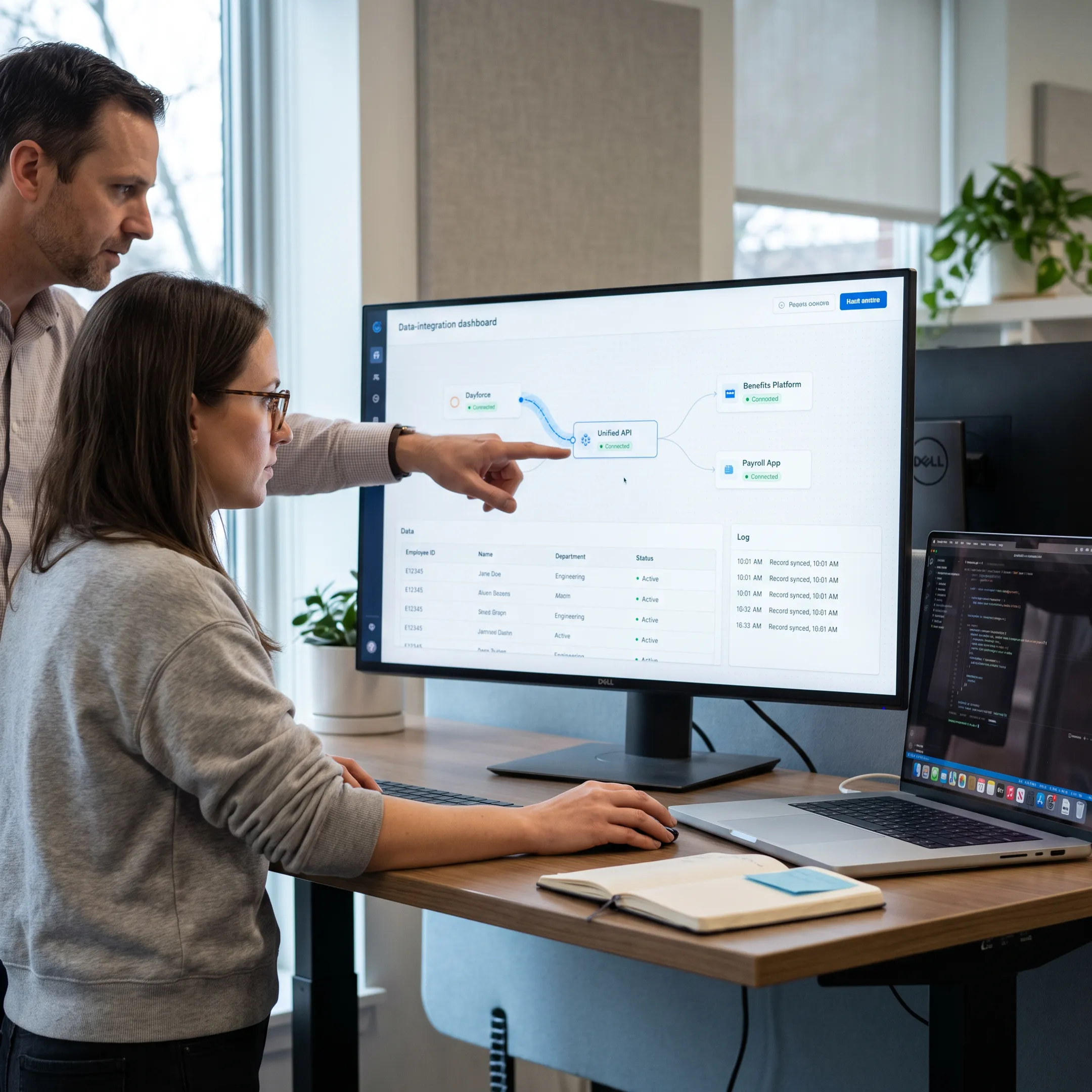 Dayforce HR data flowing through a unified integration platform